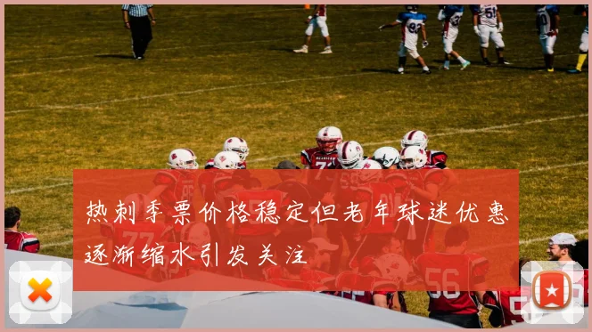 热刺季票价格稳定但老年球迷优惠逐渐缩水引发关注